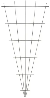 Nature Klimrek metl v-vorm 5-75x150 cm groen