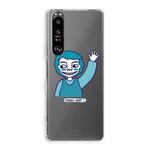 Zwaai: Sony Xperia 1 III Transparant Hoesje
