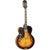 Epiphone Original Collection Broadway Left-Handed Vintage Sunburst linkshandige semi-akoestische gitaar met premium gigbag