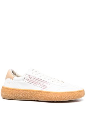 Puraai baskets à slogan imprimé - Blanc