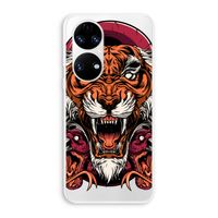 Tiger and Rattlesnakes: Huawei P50 Transparant Hoesje