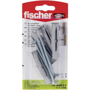Fischer FU 10 x 60 SK Universele pluggen 60 mm 10 mm 53308 4 stuk(s)