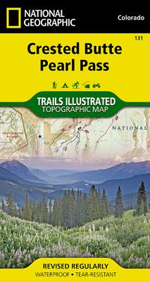 Wandelkaart 131 Crested Butte, Pearl Pass | National Geographic