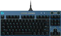 Logitech G PRO Mechanical Keyboard League of Legends Edition toetsenbord USB QWERTY US International Zwart, Blauw, Goud - thumbnail