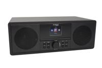Technaxx TX-187 Internetradio met CD-speler DAB+, FM, Internet CD, AUX, Bluetooth, Radio-opname, USB, WiFi, Internetradio Incl. afstandsbediening Zwart