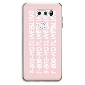 Hotline bling pink: LG V30 Transparant Hoesje