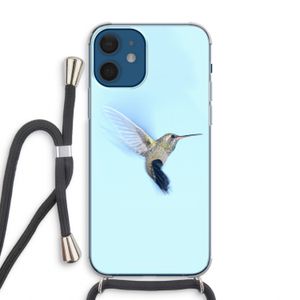 Kolibri: iPhone 12 Transparant Hoesje met koord