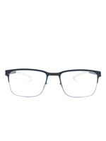 Mykita lunettes de vue à monture rectangulaire en métal - Bleu - thumbnail