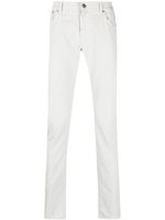 Corneliani pantalon skinny à taille basse - Gris