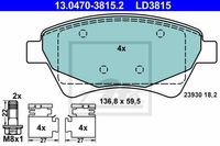 Ate Remblokset 13.0470-3815.2