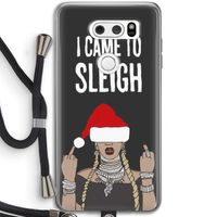Came To Sleigh: LG V30 Transparant Hoesje met koord