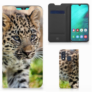 Samsung Galaxy A40 Hoesje maken Baby Luipaard