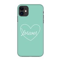Forever heart pastel: Volledig geprint iPhone 11 Hoesje