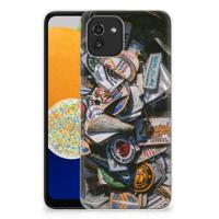Samsung Galaxy A03 | Siliconen hoesje | met foto Badges
