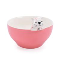 Kom Versa Roze Porselein 15,3 X 10,3 X 14 CM Kat