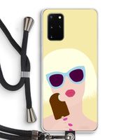 Ice cream: Samsung Galaxy S20 Plus Transparant Hoesje met koord