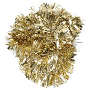 Kerstslinger - goud - 200 x 15 cm - lametta/folie - folieslinger - kerstboomslinger