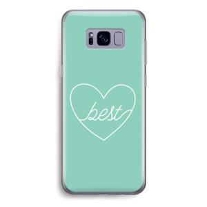 Best heart pastel: Samsung Galaxy S8 Transparant Hoesje