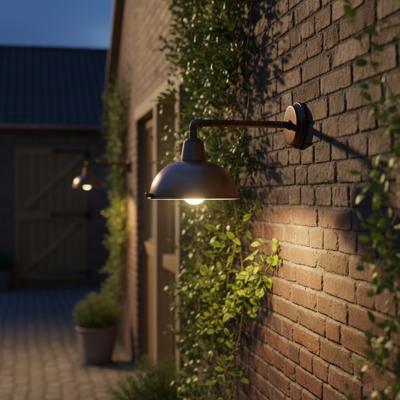 Muurlamp Parklane Antiek Donker Koper