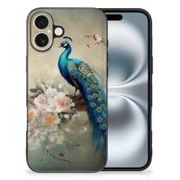 Dierenprint Telefoonhoesje voor iPhone 16 Vintage Pauwen Dierenprint Telefoonhoesje voor iPhone 16 Vintage Pauwen