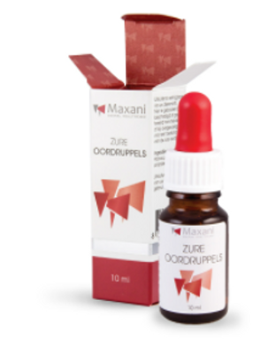 Maxani Zure Oordruppels hond 10ml