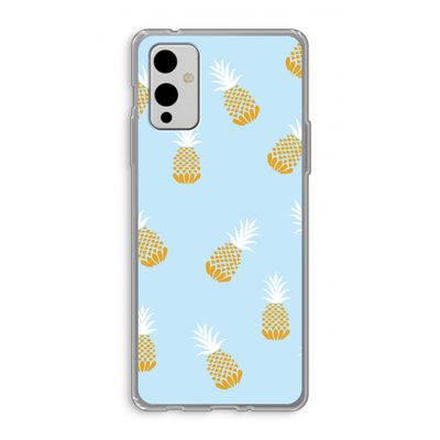 Ananasjes: OnePlus 9 Transparant Hoesje