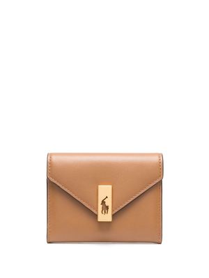 Polo Ralph Lauren portefeuille à boucle logo - Marron
