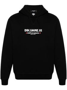 DSQUARED2 hoodie Cool Fit en coton - Noir