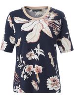 Shirt ronde hals en korte mouwen Van Betty Barclay blauw - thumbnail
