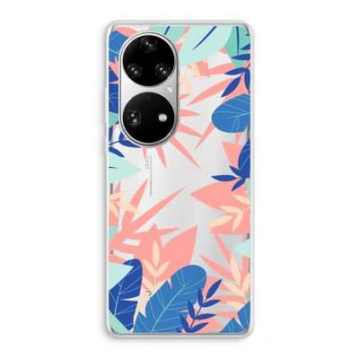 Tropisch: Huawei P50 Pro Transparant Hoesje