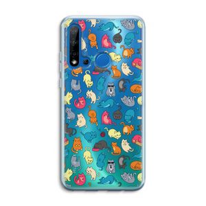 Kleurrijke katten: Huawei P20 Lite (2019) Transparant Hoesje