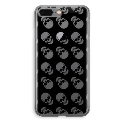 Musketon Skulls: iPhone 8 Plus Transparant Hoesje