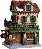 Lemax larosa&apos;s cucina verlicht kersthuisje Caddington Village 2019