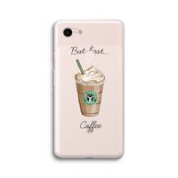 But first coffee: Google Pixel 3 XL Transparant Hoesje