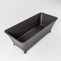 Vrijstaand bad Mondiaz Lundy | 170x75 cm | Solid surface | Ovaal | Dark grey Vrijstaand bad Mondiaz Lundy | 170x75 cm | Solid surface | Ovaal | Dark grey
