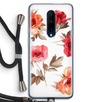 Roosjes: OnePlus 7 Pro Transparant Hoesje met koord Roosjes: OnePlus 7 Pro Transparant Hoesje met koord