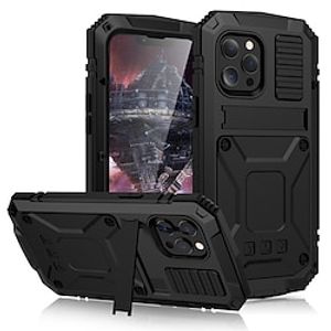 telefoon hoesje Voor iPhone 15 Pro Max iPhone 14 13 12 11 Pro Max Plus Mini Waterbestendig Volledig hoesje Schild Bescherming van militaire kwaliteit met voorscherm glasfilm Metaal Siliconen Lightinthebox