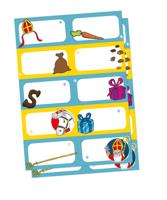 Sinterklaas Naamstickers 20 stickers (2 vel)