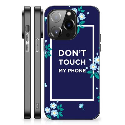 iPhone 14 Pro | Telefoon Hoesje | Flowers Blue DTMP