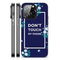 iPhone 14 Pro | Telefoon Hoesje | Flowers Blue DTMP