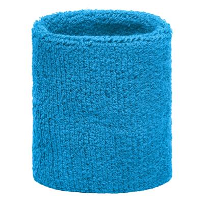 Turquoise blauw zweetbandje voor pols