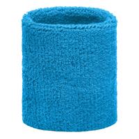 Turquoise blauw zweetbandje voor pols