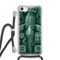 Haeckel Cubomedusae: iPhone 8 Transparant Hoesje met koord