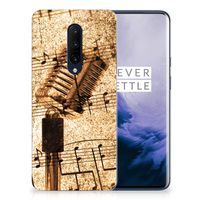 OnePlus 7 Pro Siliconen Hoesje met foto Bladmuziek - thumbnail