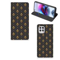 Motorola Moto G100 | Hoesje met Magneet | Franse Lelie