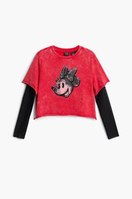Dubbelmouw T-shirt Mickey Mouse™ - RED - 7/8