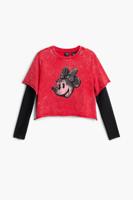 Dubbelmouw T-shirt Mickey Mouse™ - RED - 7/8