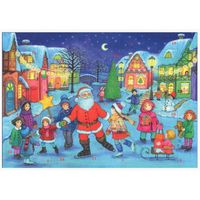 A4 Adventskalender Schaatsen met de Kerstman - thumbnail