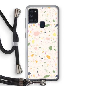 Terrazzo N°21: Samsung Galaxy A21s Transparant Hoesje met koord