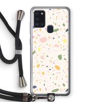 Terrazzo N°21: Samsung Galaxy A21s Transparant Hoesje met koord